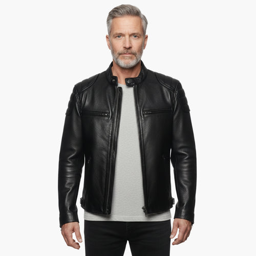 StreetKnight™ – Vintage Genuine Leather Jacket