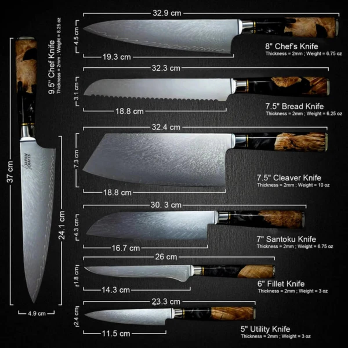 KUROKI COLLECTION - Japanese Kitchen Knives