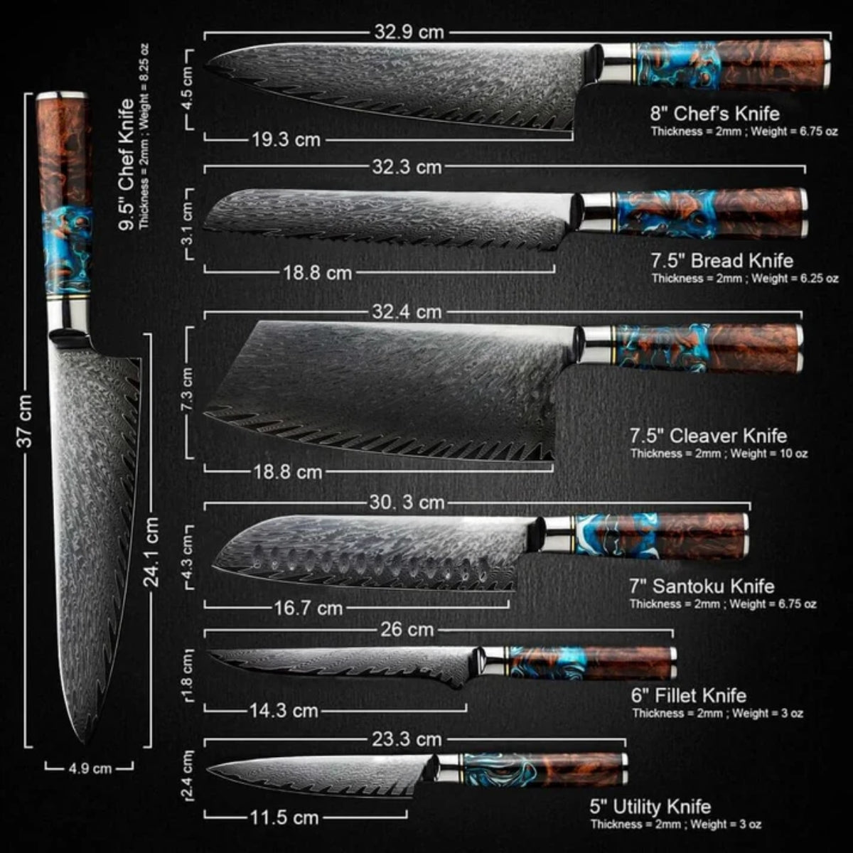 SEIRYUU COLLECTION - Japanese Kitchen Knives