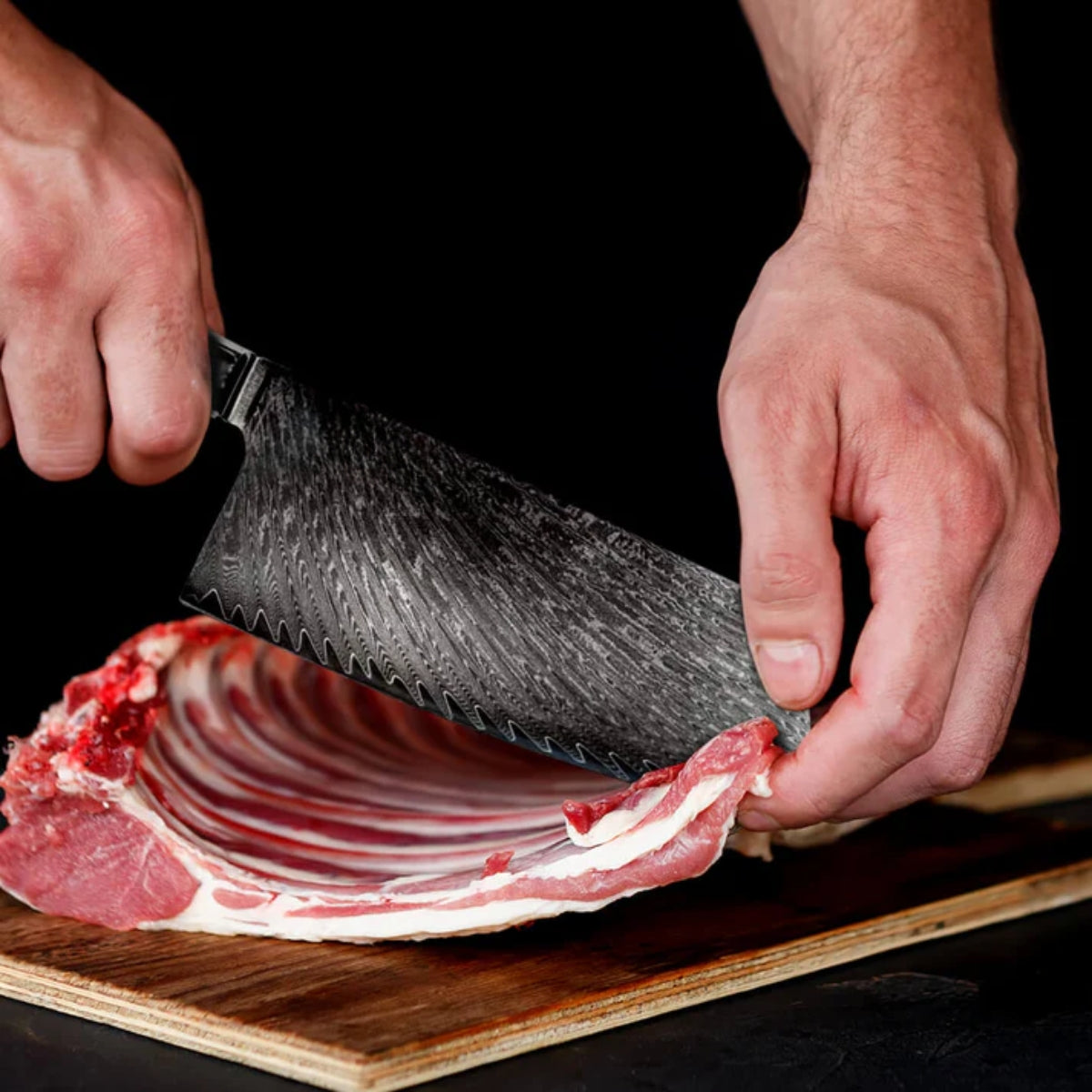 Aoki Damascus Knife Set