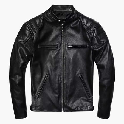 StreetKnight™ – Vintage Genuine Leather Jacket